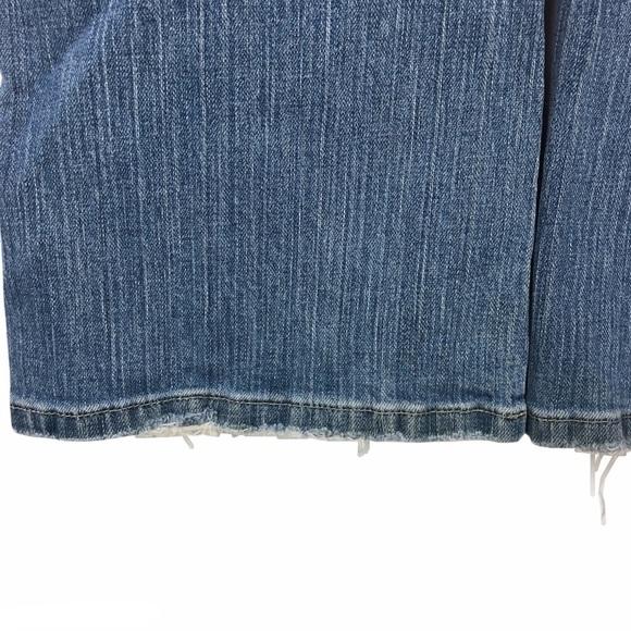 AMERICAN EAGLE OUTFITTERS Jeans Bootcut Stretch Denim Distressed Size 0 Regular - Picture 7 of 11
